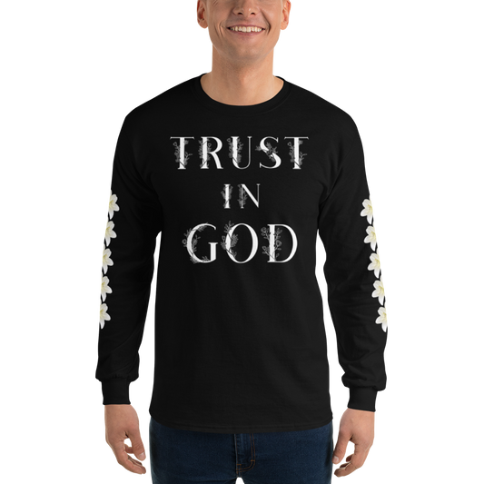 TRUST IN GOD Mens Long Sleeve T-Shirt